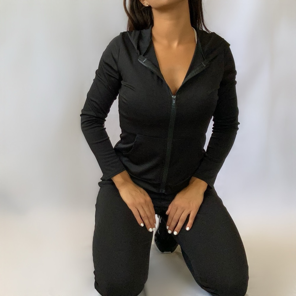 Black jogger Set